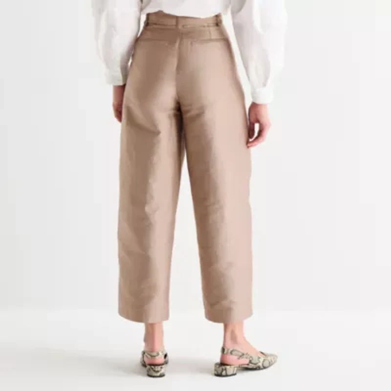 Worthington Womens Tall Barrel Leg Pant