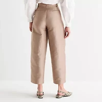 Worthington Womens Tall Barrel Leg Pant