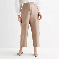 Worthington Womens Tall Barrel Leg Pant