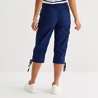 St. John's Bay Womens Tall Straight Mid Rise Capri Pant