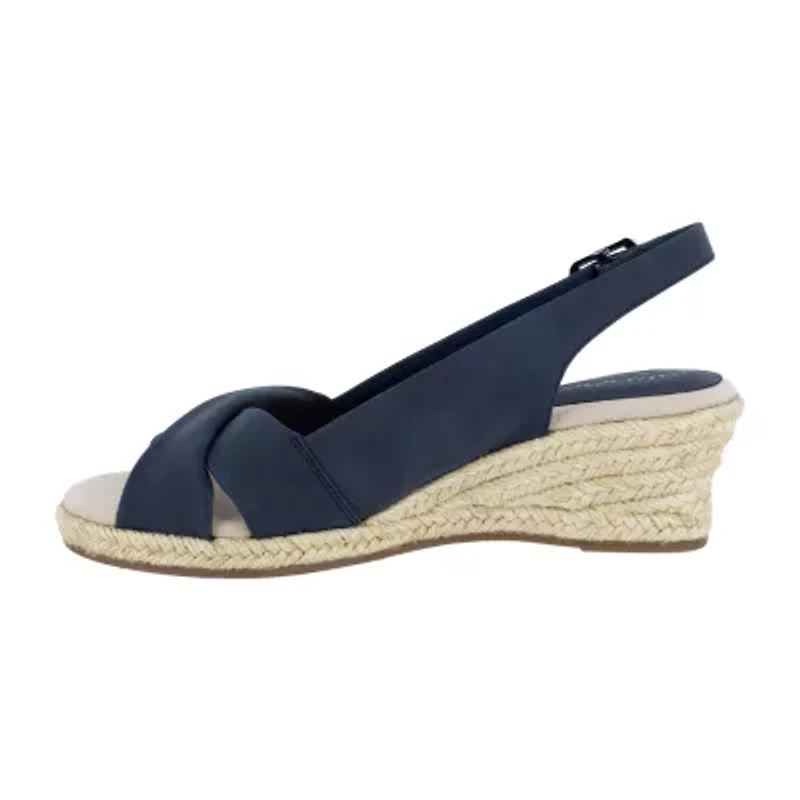 Easy Street Womens Maureen Wedge Sandals