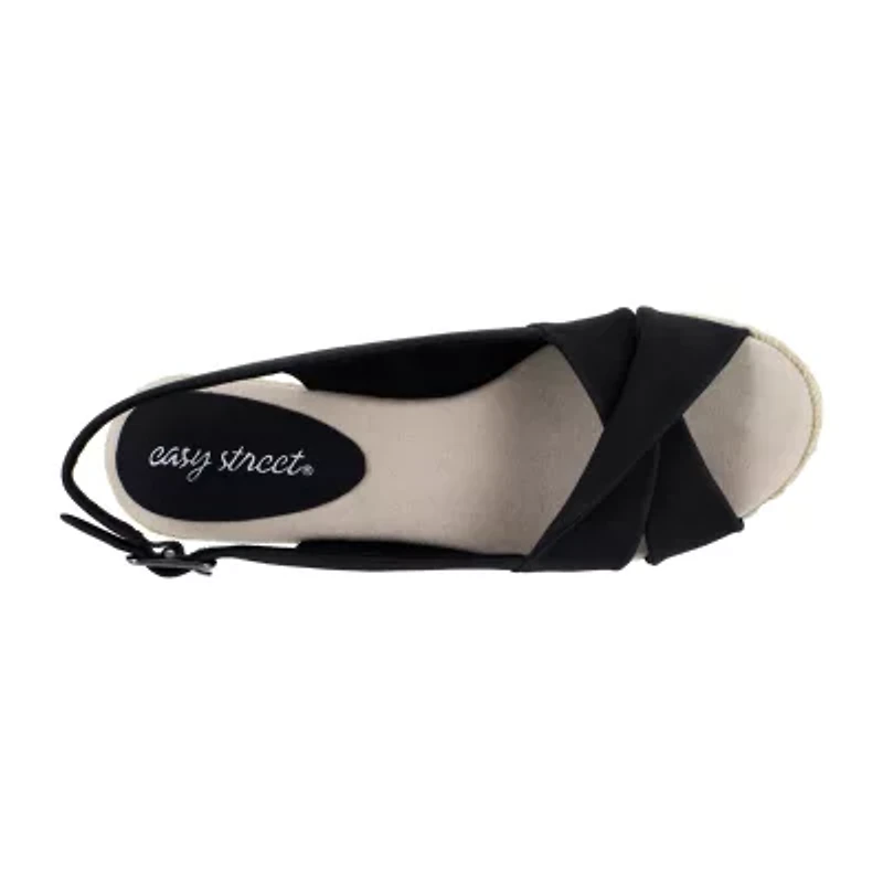 Easy Street Womens Maureen Wedge Sandals
