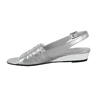 Easy Street Womens Celebrate Wedge Sandals