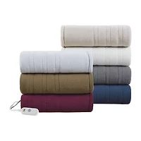 Serta Fleece to Sherpa Electric Throw