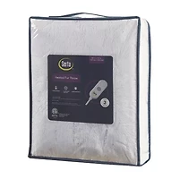 Serta® Leena Shaggy Faux Fur Heated Throw