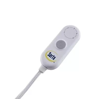 Serta® Leena Shaggy Faux Fur Heated Throw