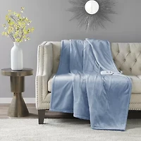 Serta Plush Heated Lightweight Electric Throw