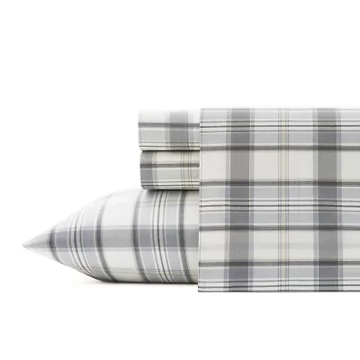 Eddie Bauer 100% Cotton Percale Deep Pocket Sheet Set