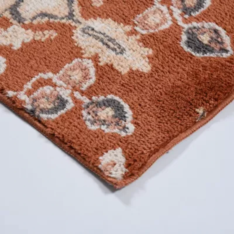 Riviera Home Cashlon Terra Lena Floral Hand Tufted Rectangular Accent Indoor Rugs