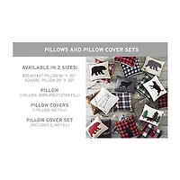 Eddie Bauer Bear Rectangular Throw Pillow