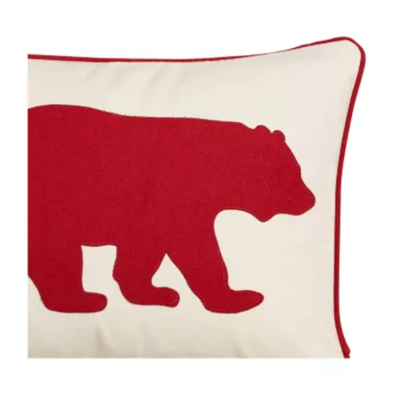 Eddie Bauer Bear Rectangular Throw Pillow