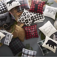 Laura Ashley Harper Green 18" X 18" Decorative Pillow