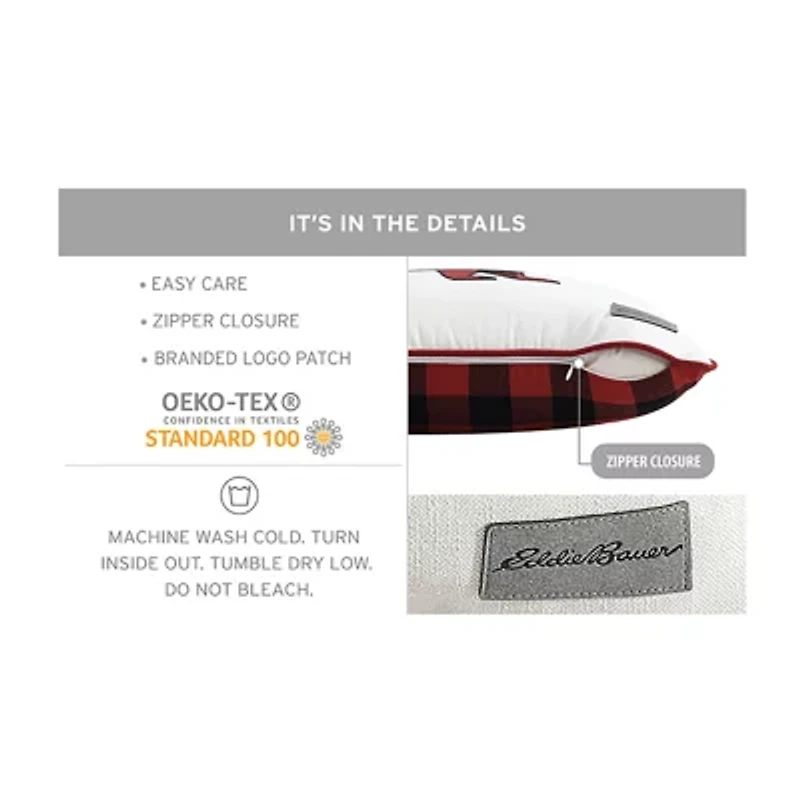 Laura Ashley Harper Green 18" X 18" Decorative Pillow