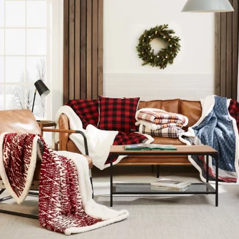 Laura Ashley Harper Green 18" X 18" Decorative Pillow