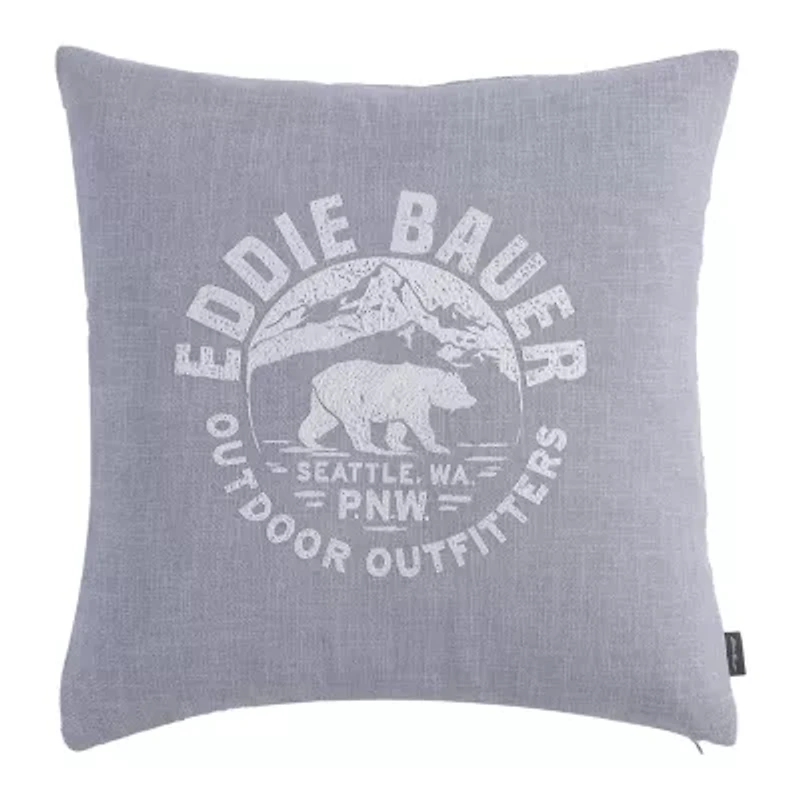 Eddie Bauer Bear Throw Pillow Cover