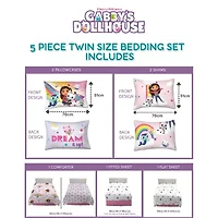 Dream It Up 5-pc. Gabby's Dollhouse Complete Bedding Set with Sheets