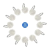 Popular Bath Rose Vine Shower Curtain Hooks