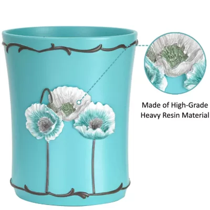 Popular Bath Poppy Fields Trash Can