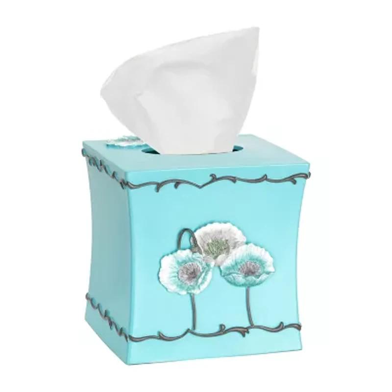 Popular Bath Poppy Fields Tissue Box Cover