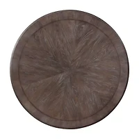 Maud Dining And Kitchen Collection Round Wood-Top Dining Table