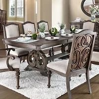 Maud Dining And Kitchen Collection Rectangular Wood-Top Dining Table
