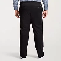 IZOD Sportflex Waistband Non Iron Performance Mens Straight Fit Big and Tall Flat Front Pant