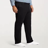 IZOD Sportflex Waistband Non Iron Performance Mens Straight Fit Big and Tall Flat Front Pant