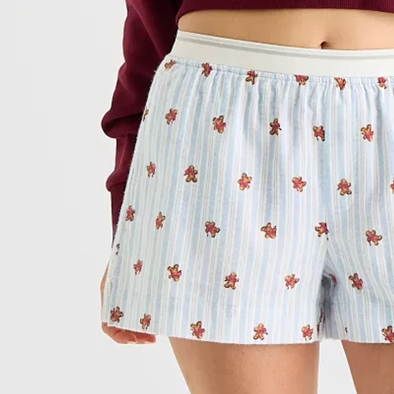 Arizona Body Womens Juniors Pajama Shorts