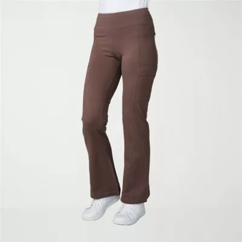 Free Country Womens Wide Leg High Rise Active Pull-On Pant
