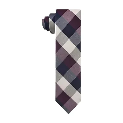 J. Ferrar Plaid Tie