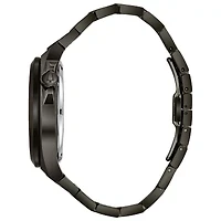 Bulova Maquina Mens Automatic Gray Bracelet Watch 98a179