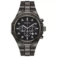 Bulova Classic Mens Gray Bracelet Watch 98d142