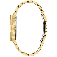 Bulova Octava Mens Gold Tone Bracelet Watch 98c126