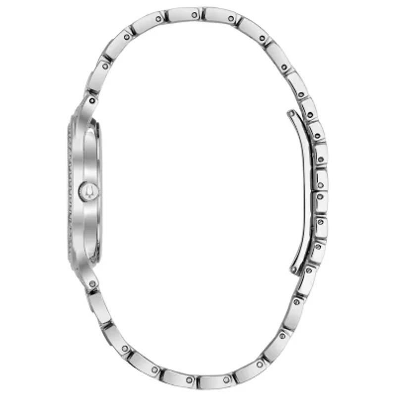Bulova Phantom Womens Silver Tone Stainless Steel Bracelet Watch 96l243