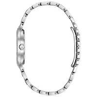 Bulova Phantom Womens Silver Tone Stainless Steel Bracelet Watch 96l243