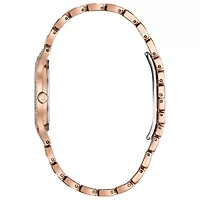 Bulova Phantom Womens Rose Goldtone Stainless Steel Bracelet Watch 98l235