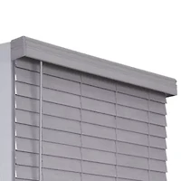 Distressed 2 1/2" Cut-to-Width Cordless Faux Wood Blind
