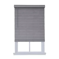Distressed 2 1/2" Cut-to-Width Cordless Faux Wood Blind