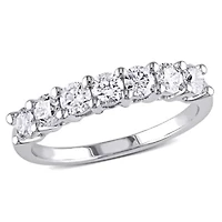 Womens 1 CT. T.W. Natural White Diamond 14K Gold Wedding Band