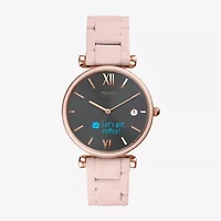 iTouch Connected for Women: Rose Gold Case with Blush Metal Strap Hybrid Smartwatch (38mm) 13941R-51-C12