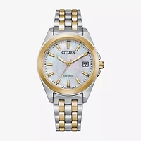 Citizen Peyten Womens Two Tone Stainless Steel Bracelet Watch Eo1224-54d