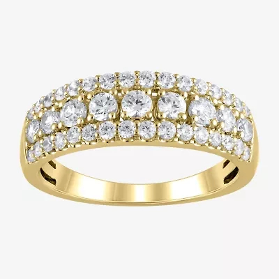 1 CT.T.W. Natural Diamond 14K Gold Anniversary Band
