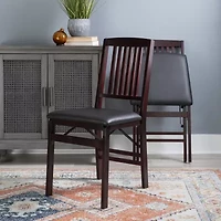 Lincoln 2-pc. Upholstered Folding Side Chair