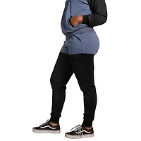 Poetic Justice Womens Cuffed Mid Rise Jogger Pant