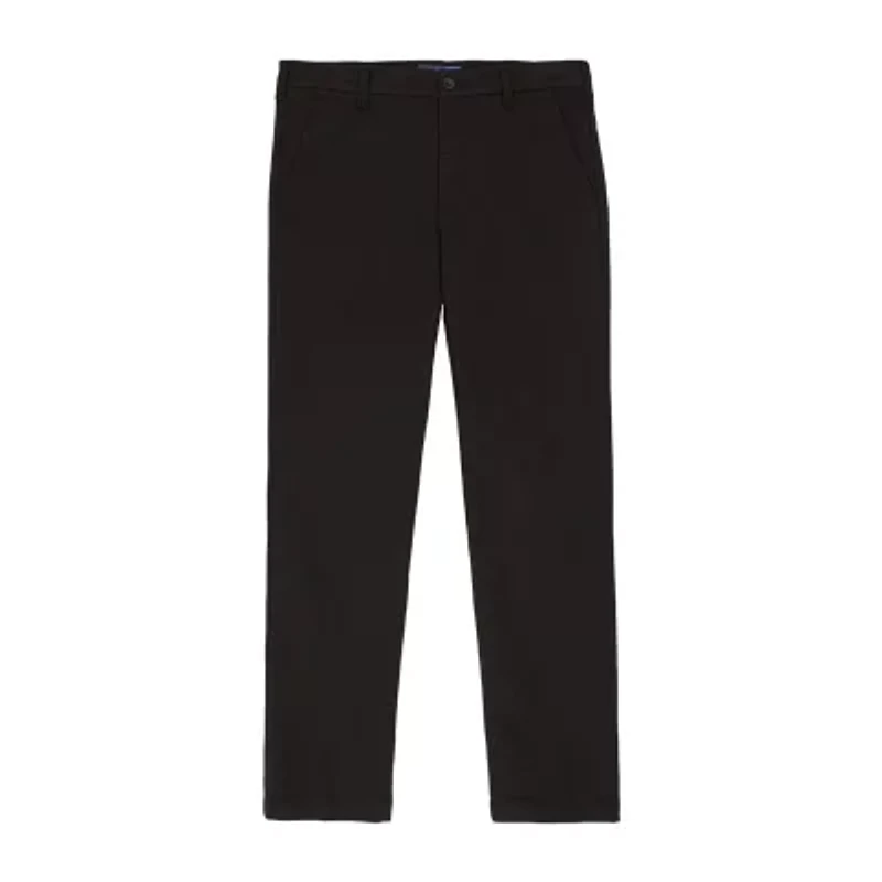 IZOD Sportflex Waistband Non Iron Performance Mens Straight Fit Big and Tall Flat Front Pant
