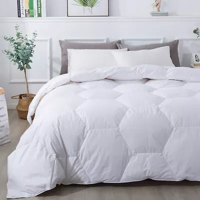 St. James Home Honeycomb Stitch Midweight Hypoallergenic Comforter
