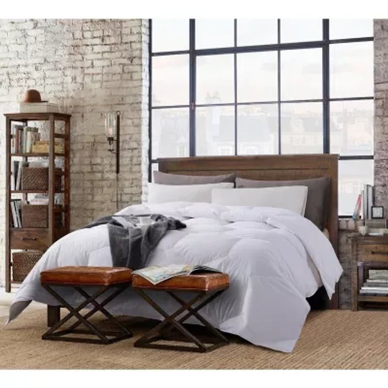 St. James Home Honeycomb Stitch Midweight Hypoallergenic Comforter