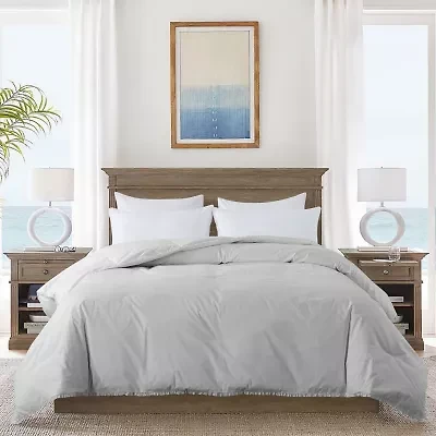 St. James Home Ruffled Edge Midweight Down Comforter