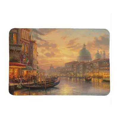Thomas Kinkade Venetian Cafe Memory Foam Bath Rug