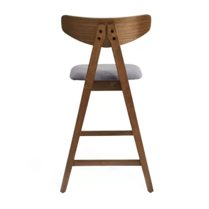 Stocker 2Pc Counter Height Upholstered Bar Stool